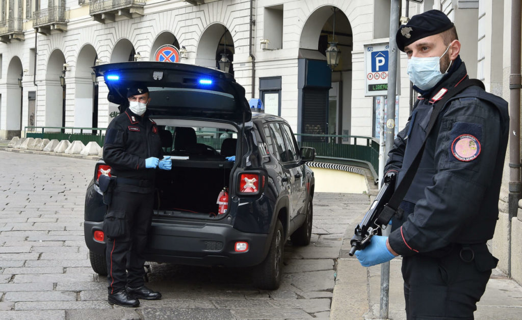 Cesare Antonio Cordi arrested. Abandoned streets are what helped police the most.