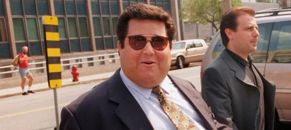 Pat Musitano seen here in 1996 leaving court after being acquitted of arson charges.