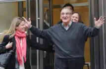 Vincent Asaro leaving Brooklyn Federal Court after he was found not guilty. November, 2015